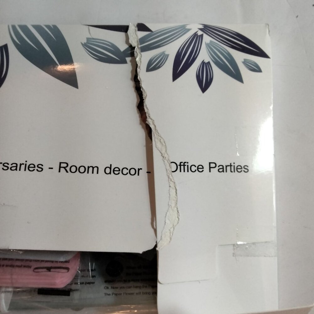 Tassel Garland Kit Pink Gray White Birthdays Weddings Parties - Picture 10 of 10